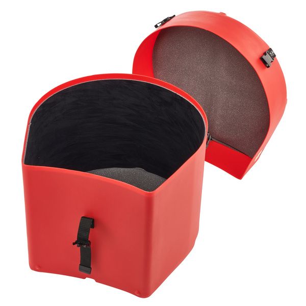 Hardcase 14" F.Tom Case F.Lined Red