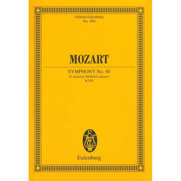 Edition Eulenburg Mozart Sinfonie Nr. 40 g-moll
