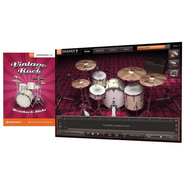 Toontrack EZX Vintage Rock