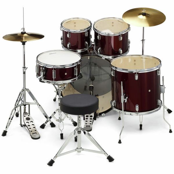 Millenium Focus 22 Drum Set Red
