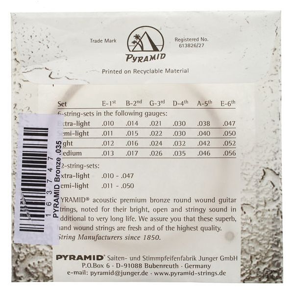 Pyramid 035 Single String