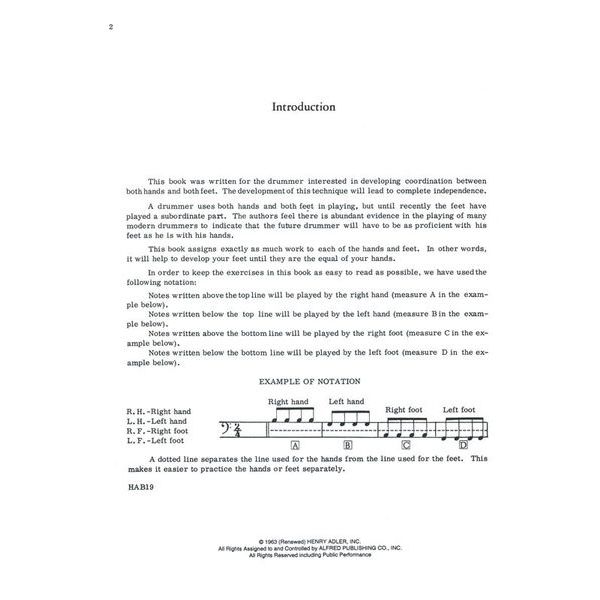 Alfred Music Publishing 4-Way Coordination