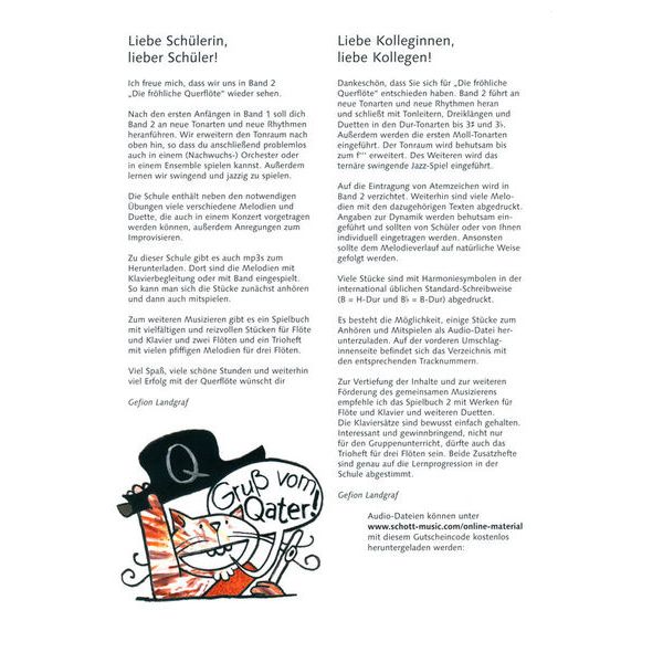 Schott Die Fr&ouml;hliche Querfl&ouml;te 2