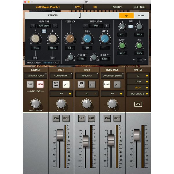 Universal Audio OX Amp Top Box