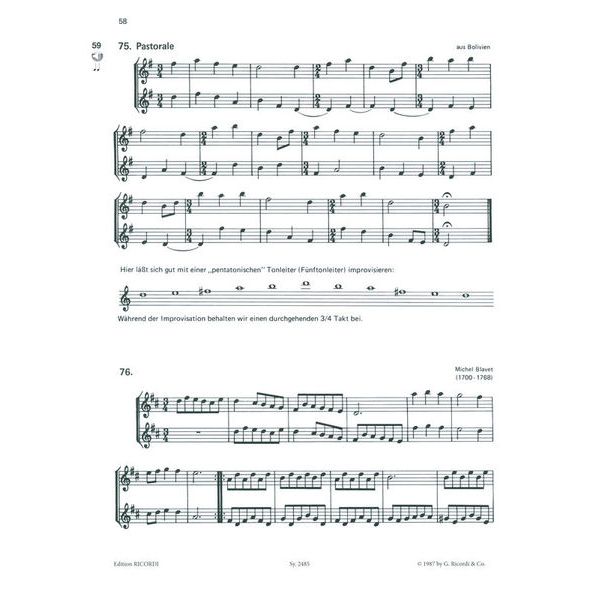 Ricordi Lern Querfl&ouml;te Spielen 1