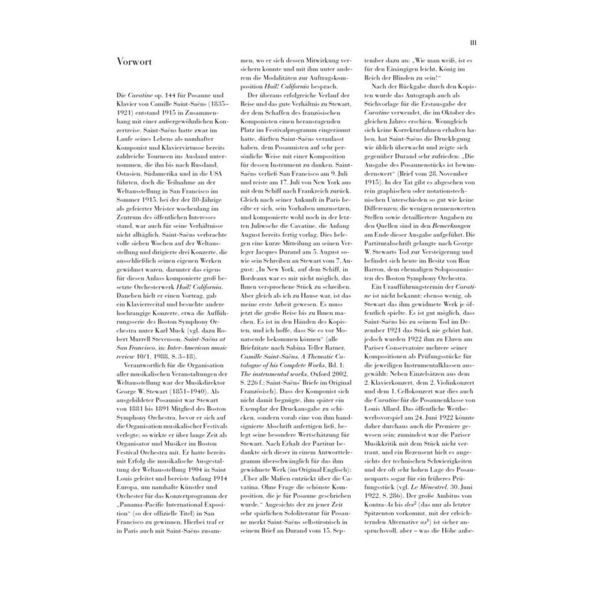 Henle Verlag Saint-Sans Cavatine Trombone