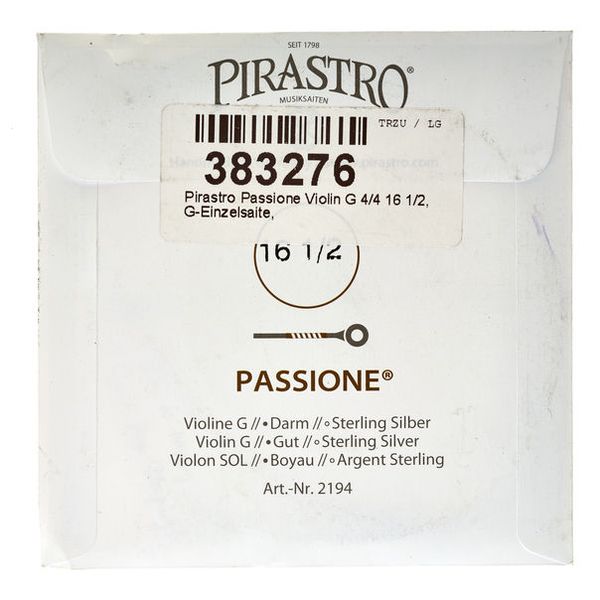 Pirastro Passione Violin G 4/4 16 1/2