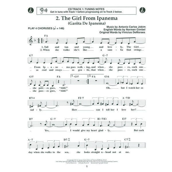 Jamey Aebersold Bossa Novas