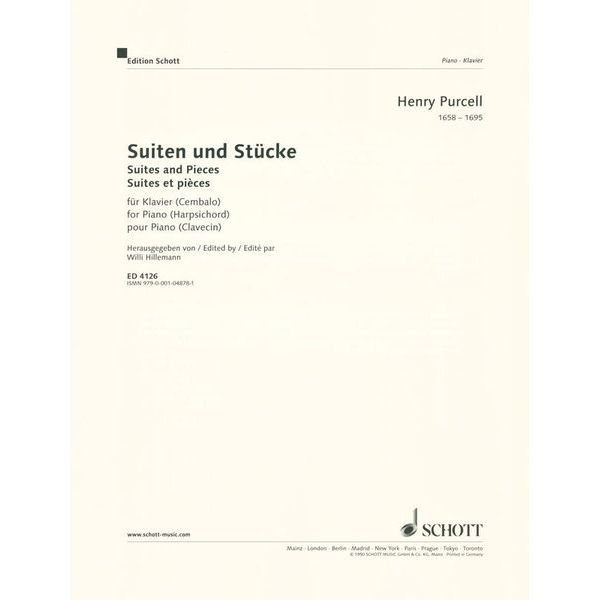 Schott Purcell Suiten und Stücke