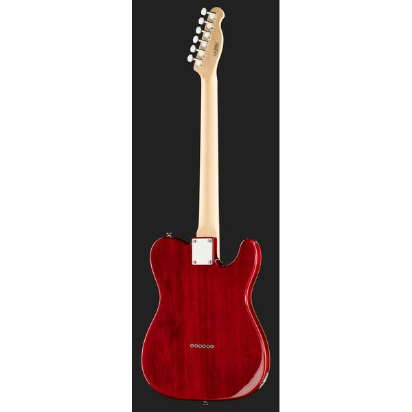 Harley Benton TE-90QM LH Trans Red w/Bag