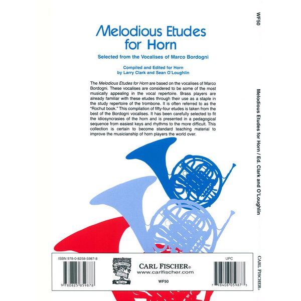 Carl Fischer Melodious Etudes for Horn