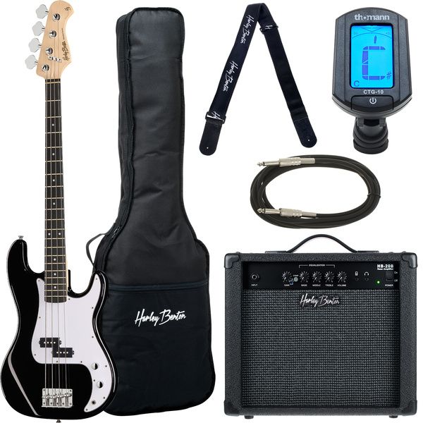 Harley Benton PB-20 BK Standard Series Pack