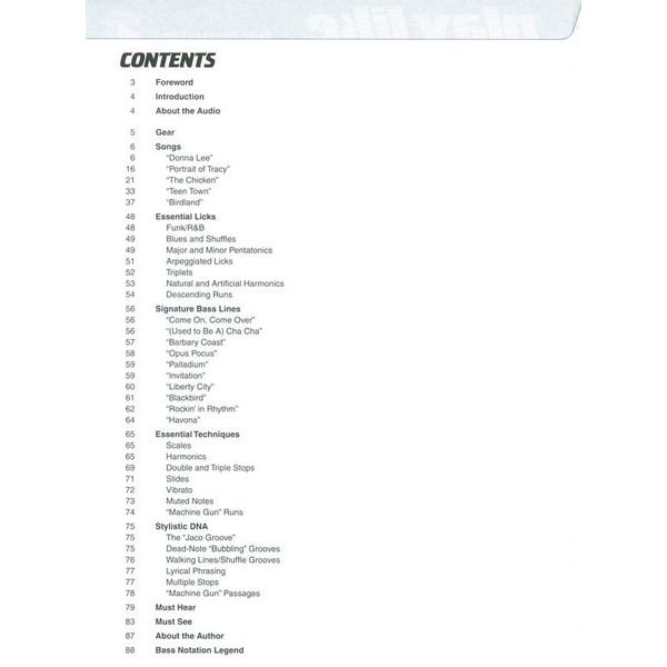 Hal Leonard Play Like Jaco Pastorius