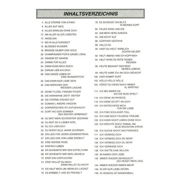 Musikverlag Hildner 140 deutsche Schlager 90