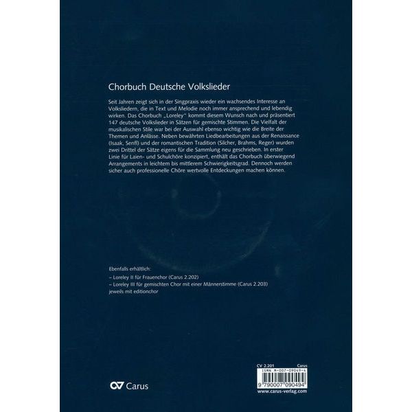 Carus Verlag Loreley