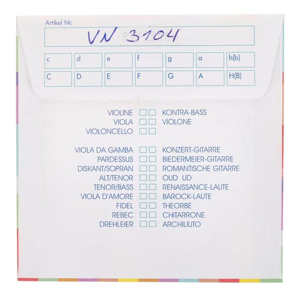 K&uuml;rschner Arch Lute 8th Course E