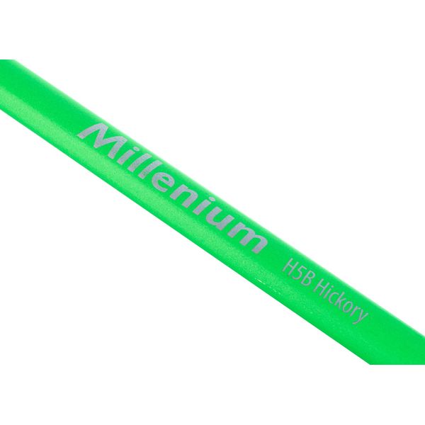 Millenium H5B Hickory Sticks Neon Green