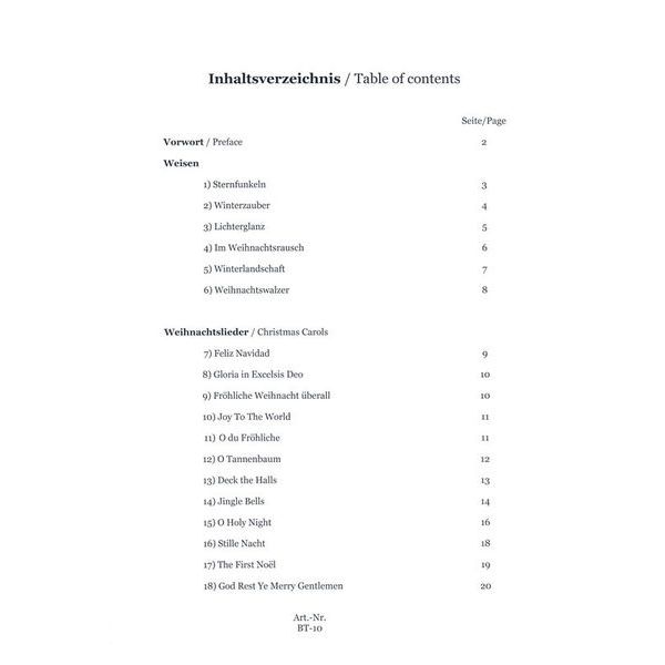 Brasstrail Christmas Duets Treble Clef