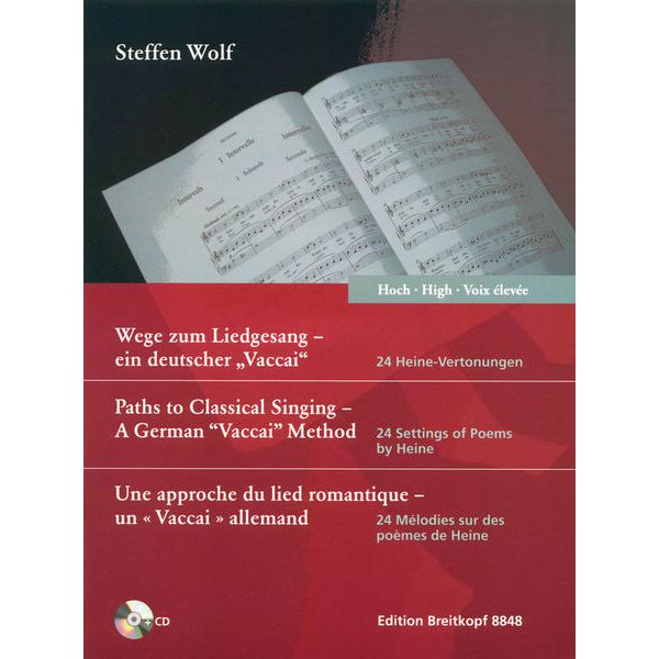 Breitkopf & Hrtel Wege zum Liedgesang Hoch
