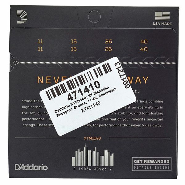 Daddario XTM1140 Medium