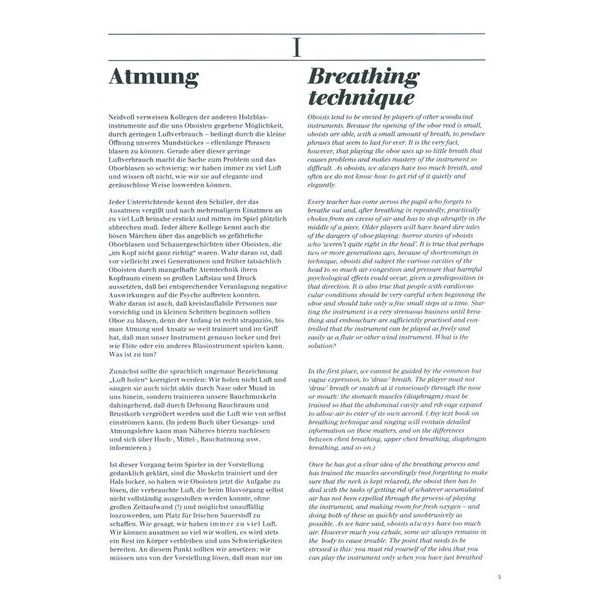 Schott Die Technik des Oboenspiels