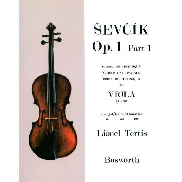 Bosworth Sevcik Viola Studies op.1 /1