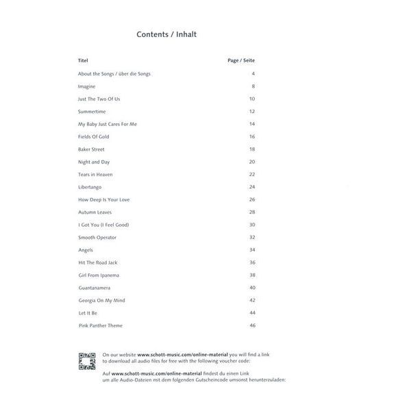 Schott Saxophone Lounge Best Of T-Sax