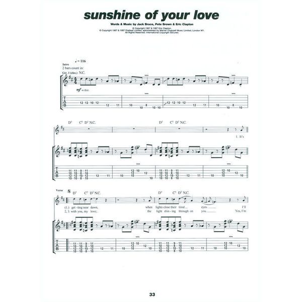 Wise Publications Play Guitar With Eric Clapton