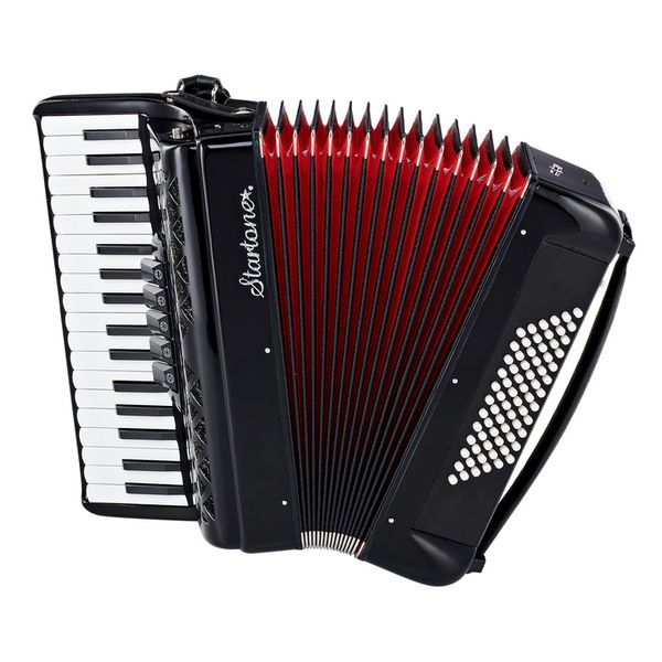 Startone Piano Accordion 72 Black MKII