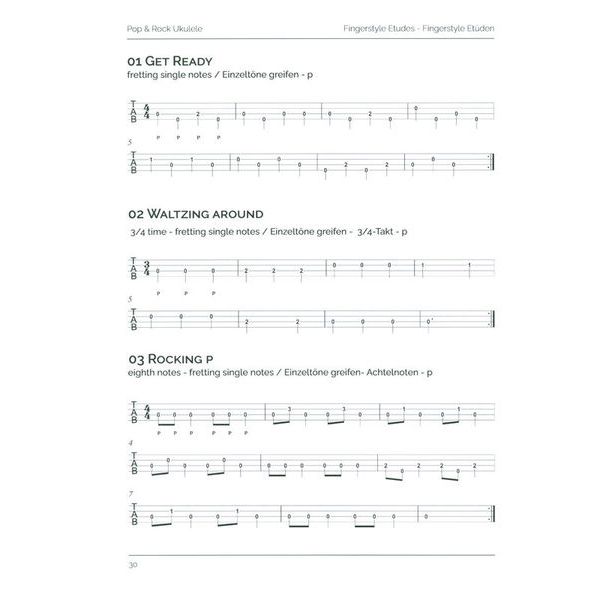Elisabeth Pfeiffer  Ukulele Fingerstyle Etüden