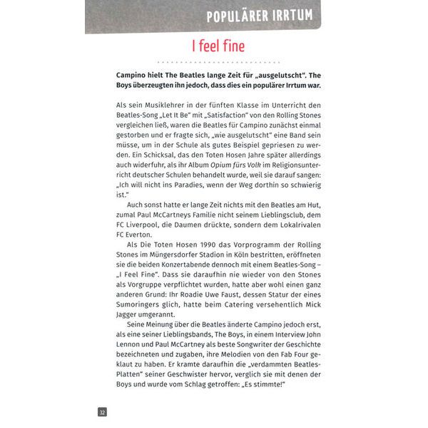 Klartext Verlag Toten Hosen Populre Irrtümer