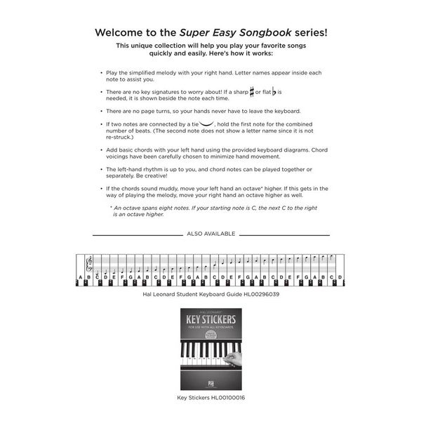 Hal Leonard Harry Styles Super Easy