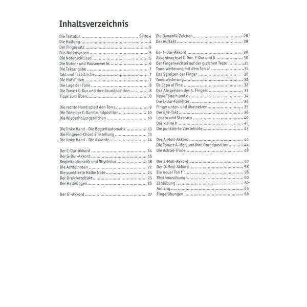 Artist Ahead Musikverlag Meine erste Keyboardschule