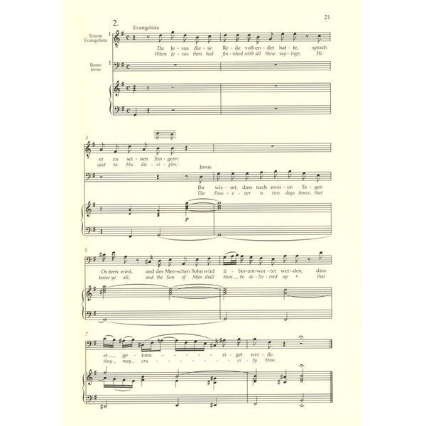 Brenreiter Bach Matthus-Passion