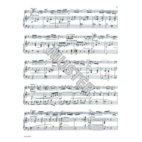 Alphonse Leduc  Suite Romantique Alto Sax