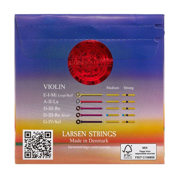 Larsen Aurora Violin D Silver Medium