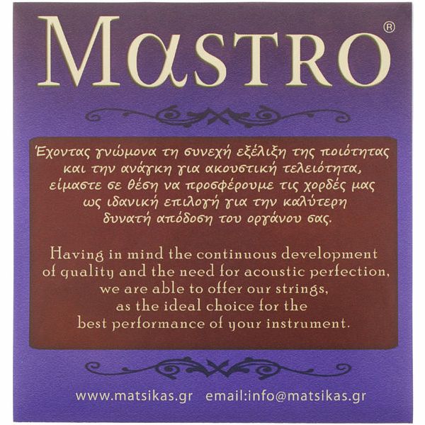 Mastro Bouzouki 8 Strings 011 NW