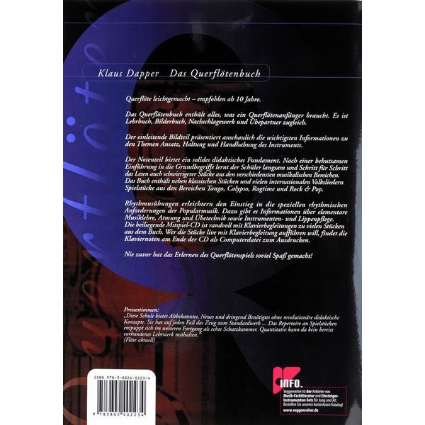 Voggenreiter Das Querflötenbuch 1
