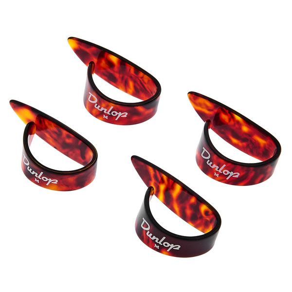 Dunlop Thumb Pick med. Shell 4er Set