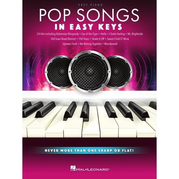 Hal Leonard Pop Songs In Easy Keys Piano