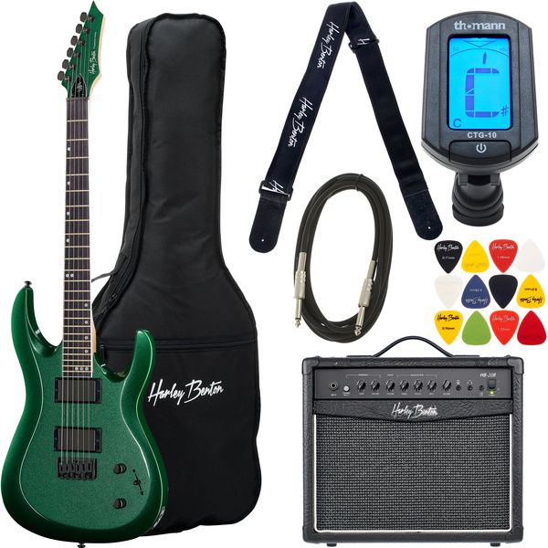 Harley Benton R-446 Green Metallic Set