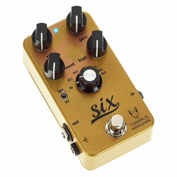 Tsakalis AudioWorks Six Boost/Overdrive/Distortion