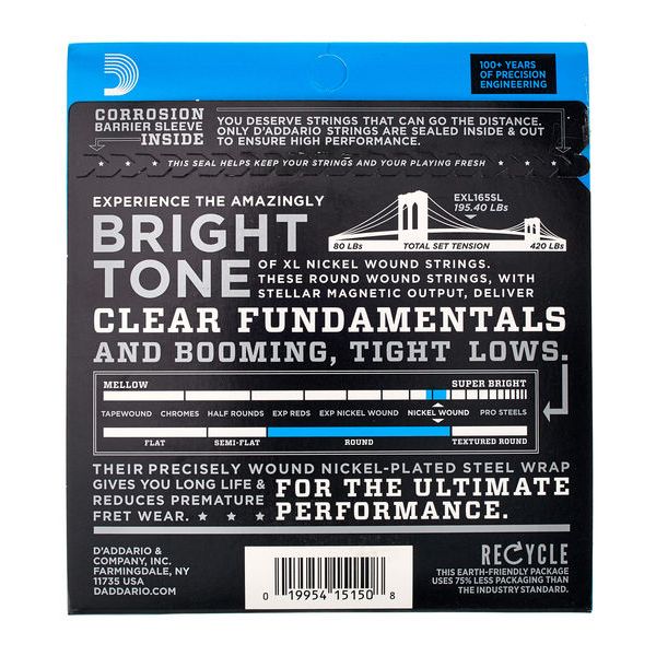 Daddario EXL165SL