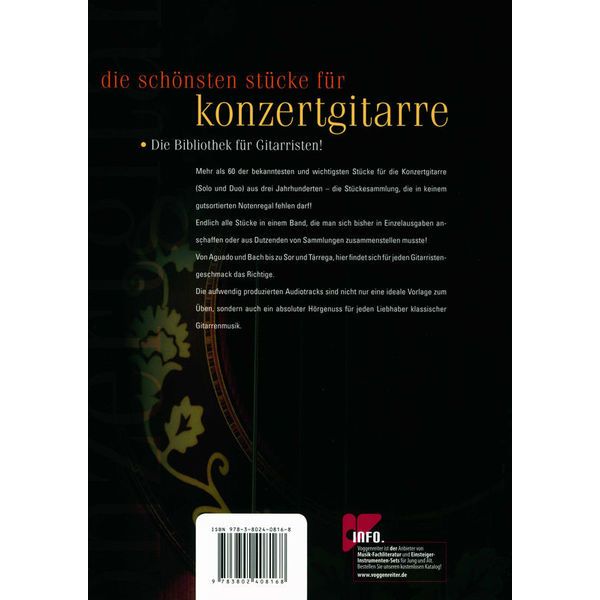 Voggenreiter Schönste Stücke Konzertgitarre