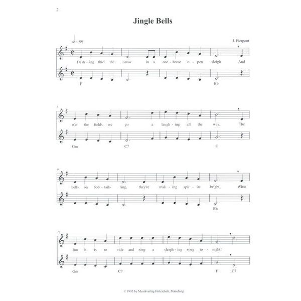 Holzschuh Verlag Weihnachtslieder Trumpet