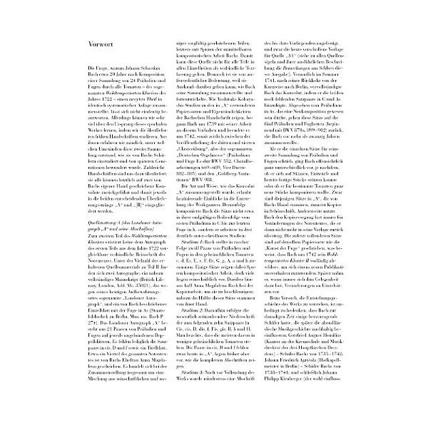 Henle Verlag Bach Wohltemperiert Klavier II