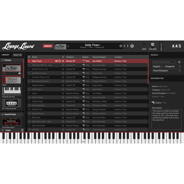 AAS Lounge Lizard EP-5