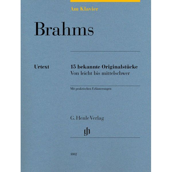 Henle Verlag Am Klavier Brahms