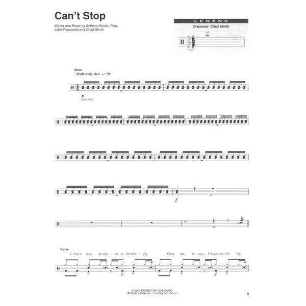 Hal Leonard Drum Play-Along Red Hot Chili