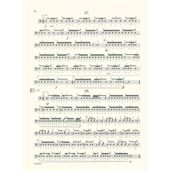 Ludwig Masters Publications Rudimental Rock-Jazz Etudes